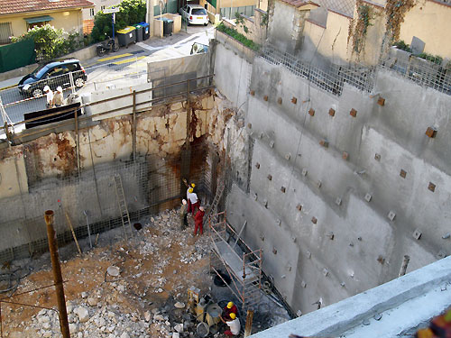 Construction d'un immeuble de grand standing à Beausoleil